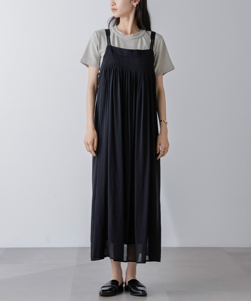 フロントピンタックキャミソールワンピース（ワンピース）｜nano･universe（ナノユニバース）