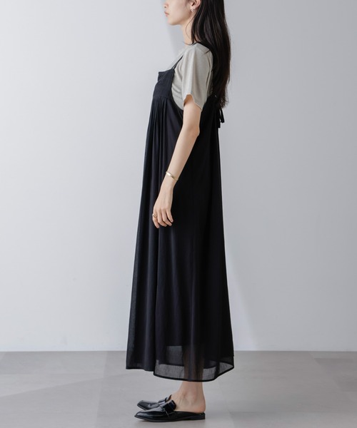 フロントピンタックキャミソールワンピース（ワンピース）｜nano･universe（ナノユニバース）