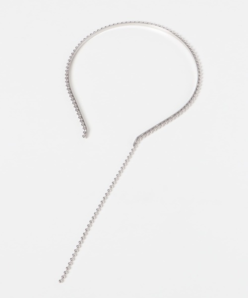 セール】サイドロングボールチェーンカチューシャ（カチューシャ