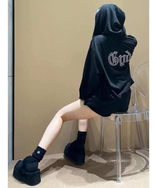 GYDA（ジェイダ）の「GYGY SOX（ソックス/靴下・レディース・アイボリー/ブラック・FREE）」の14枚目の写真