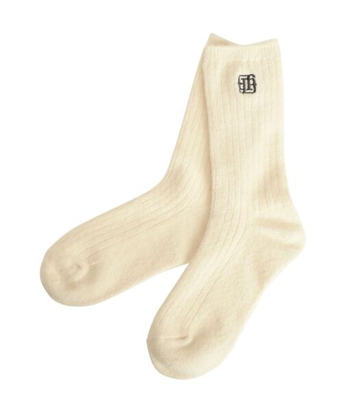 GYDA（ジェイダ）の「GYGY SOX（ソックス/靴下・レディース・アイボリー/ブラック・FREE）」の19枚目の写真