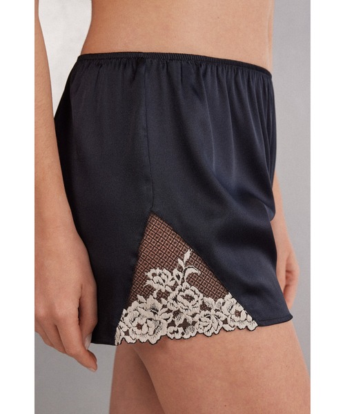 intimissimi シルクフレアパンツ PRETTY FLOWERS セール】Pretty Flowers シルク ショートパンツ(ルームウェア