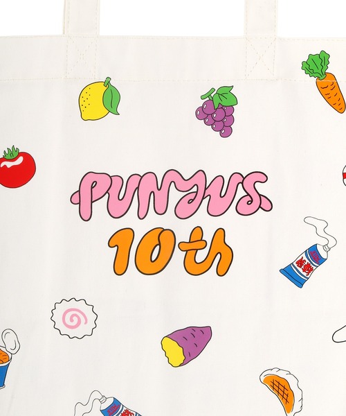PUNYUS(プニュズ)の「10th anniversary 総柄トートバッグ(トートバッグ・レディース・ホワイト・FREE)」の11枚目の写真