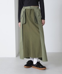 MILITARY LAYERED LIKE SKIRT/ミリタリーレイヤードスカート