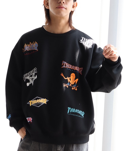 THRASHER トレーナー スウェット 「THRASHER/スラッシャー」総柄