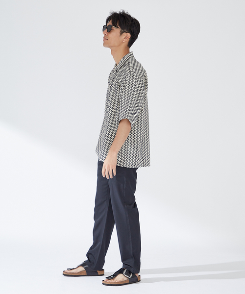 《追加》【機能性素材:COOLFIBER】イージーパンツ（スラックス）｜B.C STOCK（ベーセーストック）