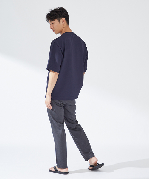 《追加》【機能性素材:COOLFIBER】イージーパンツ（スラックス）｜B.C STOCK（ベーセーストック）
