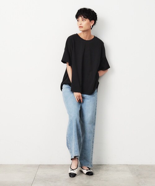 OPAQUE.CLIP(オペークドットクリップ)の「◆【定番】名品フラットバレエシューズ(パンプス・レディース・ライトベージュ/ブラック/ブラック系5/ホワイト系7/シルバー系5/ボルドー・35/30/25/50/45/40)」の11枚目の写真