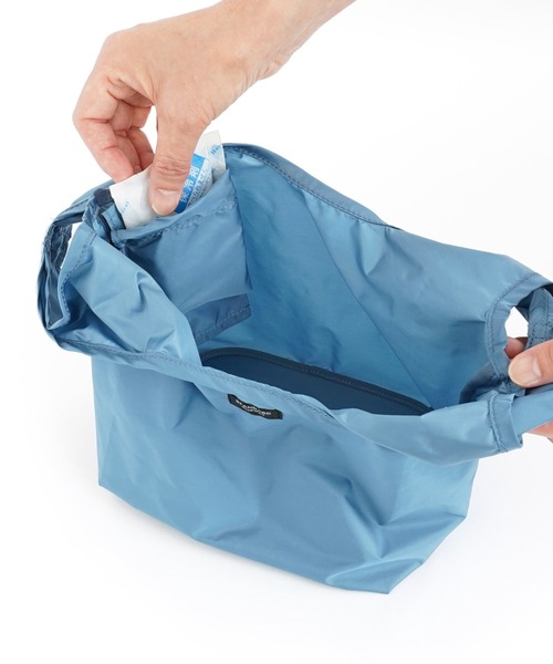 STANDARD SUPPLY(スタンダードサプライ)の「スタンダードサプライ / REGII レジー / LUNCH BAG ランチバッグ(トートバッグ・レディース・ブラック/ホワイト/カーキ/サックスブルー/ネイビー/ダークグレー/ピンク/グレイッシュベージュ・FREE)」の18枚目の写真