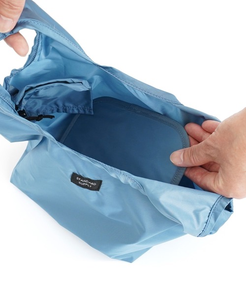 STANDARD SUPPLY(スタンダードサプライ)の「スタンダードサプライ / REGII レジー / LUNCH BAG ランチバッグ(トートバッグ・レディース・ブラック/ホワイト/カーキ/サックスブルー/ネイビー/ダークグレー/ピンク/グレイッシュベージュ・FREE)」の19枚目の写真