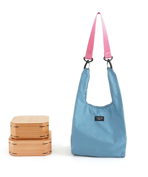 STANDARD SUPPLY(スタンダードサプライ)の「スタンダードサプライ / REGII レジー / LUNCH BAG ランチバッグ(トートバッグ・レディース・ブラック/ホワイト/カーキ/サックスブルー/ネイビー/ダークグレー/ピンク/グレイッシュベージュ・FREE)」の20枚目の写真