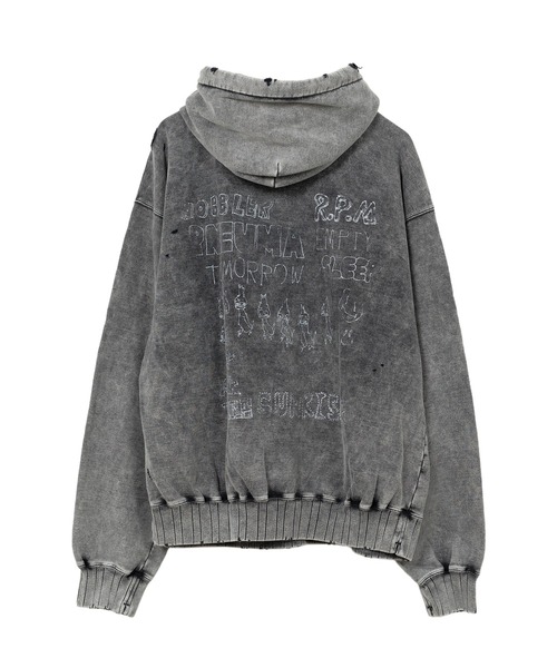 【新品未使用】メゾンミハラヤスヒロ Distressed Hoodie Maison MIHARA YASUHIRO(メゾンミハラヤスヒロ)の「Distressed