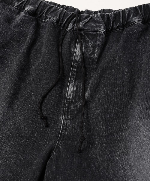 Jieda(ジエダ)の「PARACHUTE DENIM PANTS(デニムパンツ・メンズ・ブラック/インディゴブルー・1/2)」の9枚目の写真