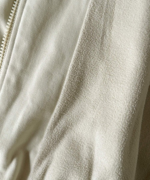 Java（ジャバ）の「《JaVa ジャバコラボ》大人のスポーツMIX。裏フリース配色パイピングスタンド衿 オーバーサイズ ブルゾン（ブルゾン・レディース・ネイビー/アイボリー・LARGE/MEDIUM/SMALL/X-LARGE）」の21枚目の写真