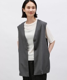 LAKOLE | ノーカラーベスト / 142604(ベスト)