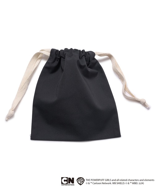 JUNRED（ジュンレッド）の「【 THE POWERPUFF GIRLS / パワーパフ ガールズ コラボ 】巾着ポーチ（ポーチ・メンズ・ブラック系その他/ブラック系その他2/ブラック系その他3・FREE）」の7枚目の写真