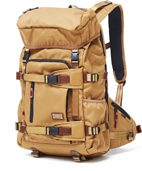 AS2OV(アッソブ)の「【AS2OV/アッソブ】 CORDURA DOBBY 305D BACK PACK / バックパック リュック(バックパック/リュック・メンズ・ブラック/カーキ・FREE)」の2枚目の写真