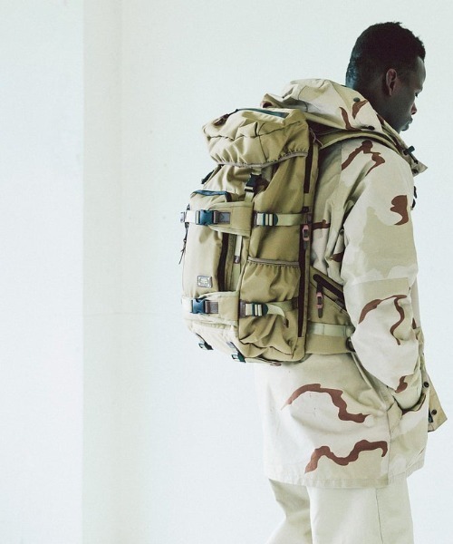 AS2OV(アッソブ)の「【AS2OV/アッソブ】 CORDURA DOBBY 305D BACK PACK / バックパック リュック(バックパック/リュック・メンズ・ブラック/カーキ・FREE)」の3枚目の写真
