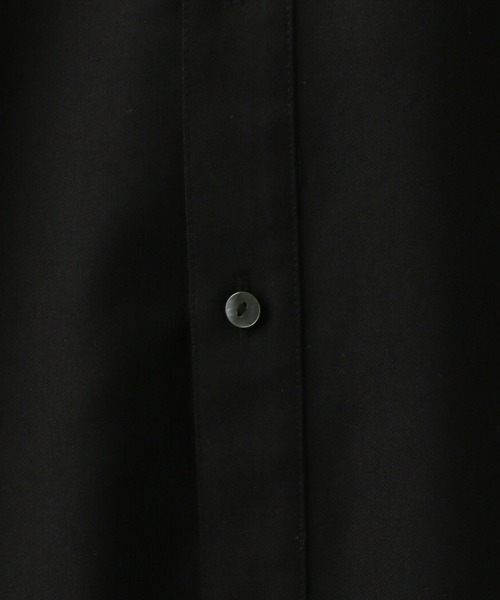 HARE（ハレ）の「【SET UP対応】YOSEプリーツショートシャツ(HARE)（シャツ/ブラウス・メンズ・ホワイト×ブラック/ブラック・SMALL/MEDIUM）」の8枚目の写真