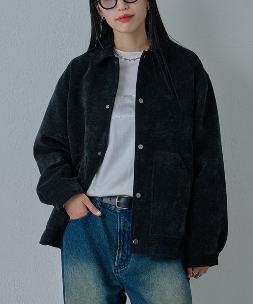 COLONY 2139(コロニートゥーワンスリーナイン)の「モールショートジャケット(その他アウター・メンズ・ブルー/ブラック・MEDIUM/LARGE)」の2枚目の写真