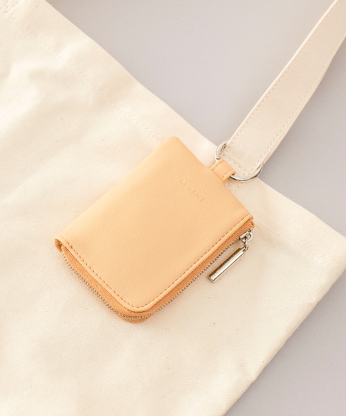 Rename(リネーム)の「Rename マルチコンパクト ポーチ キーケース チャーム コインケース カラビナ付き(コインケース・レディース・ミント/ブラック/グレイッシュベージュ/ライトブルー/ペールイエロー・FREE)」の20枚目の写真