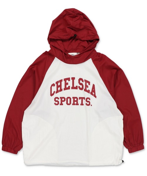 SPINNS(スピンズ)の「ノームコア/フード付きナイロントップスChelsea(スウェット・メンズ・ホワイト系その他/ベージュ系その他/ネイビー/グリーン系その他/ブラック・ONESIZE)」の2枚目の写真