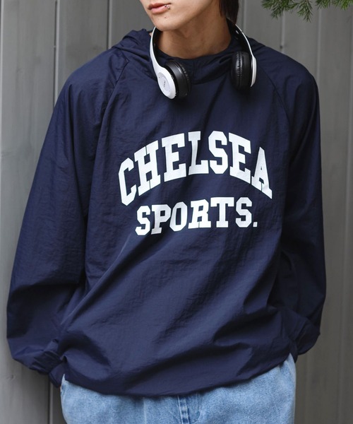 SPINNS(スピンズ)の「ノームコア/フード付きナイロントップスChelsea(スウェット・メンズ・ホワイト系その他/ベージュ系その他/ネイビー/グリーン系その他/ブラック・ONESIZE)」の5枚目の写真