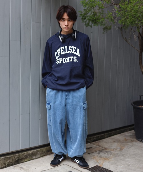 SPINNS(スピンズ)の「ノームコア/フード付きナイロントップスChelsea(スウェット・メンズ・ホワイト系その他/ベージュ系その他/ネイビー/グリーン系その他/ブラック・ONESIZE)」の15枚目の写真