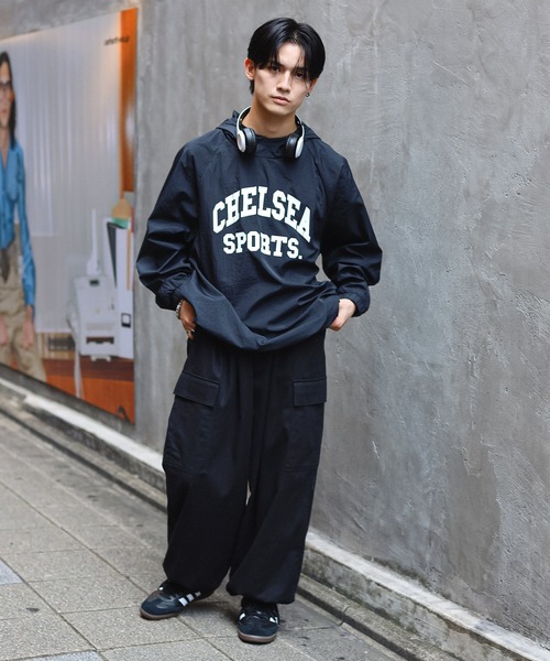 SPINNS(スピンズ)の「ノームコア/フード付きナイロントップスChelsea(スウェット・メンズ・ホワイト系その他/ベージュ系その他/ネイビー/グリーン系その他/ブラック・ONESIZE)」の16枚目の写真