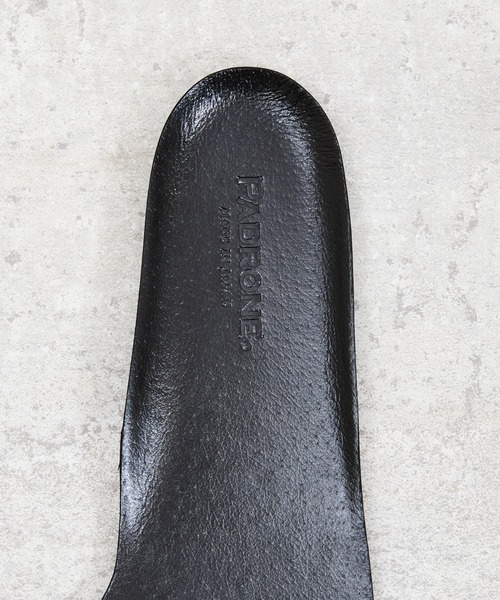 PADRONE（パドローネ）の「PADRONE パドローネ / Leather Insole 別注レザーインソール / PU9999-9302（インソール/シューズクッション・メンズ・キャメル/ブラック・MEDIUM/LARGE）」の6枚目の写真