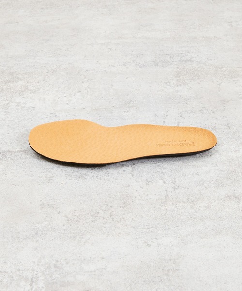 PADRONE（パドローネ）の「PADRONE パドローネ / Leather Insole 別注レザーインソール / PU9999-9302（インソール/シューズクッション・メンズ・キャメル/ブラック・MEDIUM/LARGE）」の12枚目の写真