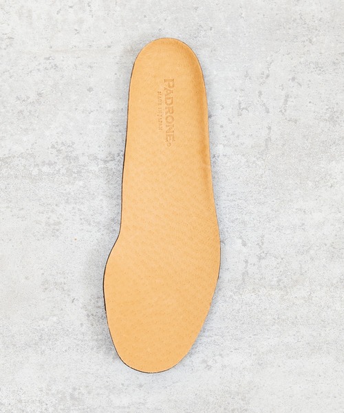 PADRONE（パドローネ）の「PADRONE パドローネ / Leather Insole 別注レザーインソール / PU9999-9302（インソール/シューズクッション・メンズ・キャメル/ブラック・MEDIUM/LARGE）」の13枚目の写真