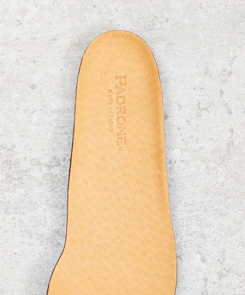 PADRONE（パドローネ）の「PADRONE パドローネ / Leather Insole 別注レザーインソール / PU9999-9302（インソール/シューズクッション・メンズ・キャメル/ブラック・MEDIUM/LARGE）」の14枚目の写真