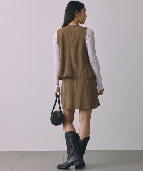 BABYLONE(バビロン)の「シアークルーネックプルオーバー(Tシャツ/カットソー・レディース・ホワイト/ブラック・フリー)」の8枚目の写真