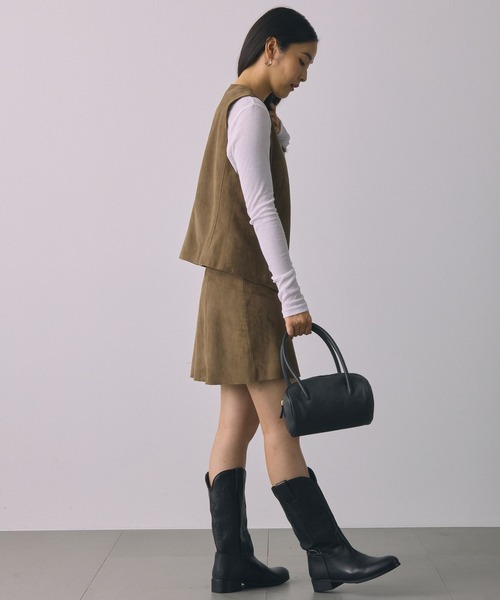 BABYLONE(バビロン)の「シアークルーネックプルオーバー(Tシャツ/カットソー・レディース・ホワイト/ブラック・フリー)」の7枚目の写真