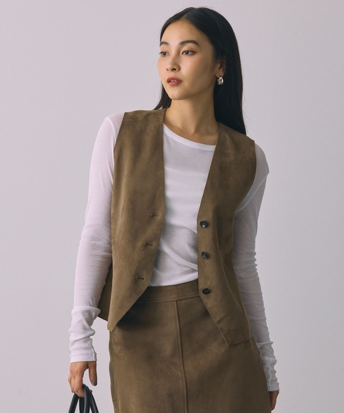 BABYLONE(バビロン)の「シアークルーネックプルオーバー(Tシャツ/カットソー・レディース・ホワイト/ブラック・フリー)」の3枚目の写真