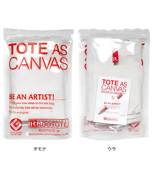 ROOTOTE（ルートート）の「ルートート/トート･アズ･キャンバス（トートバッグ・レディース・アイボリー/ホワイト・FREE）」の5枚目の写真