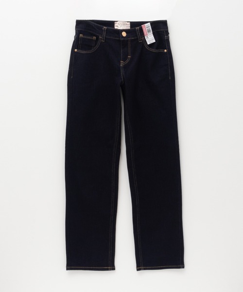 EDWIN（エドウィン）の「C17 BASIC REGULAR STRAIGHT DENIM CB343 ベーシックレギュラーストレート（デニムパンツ・レディース・ワンウォッシュ/ブルー/ダークインディゴブルー・26inch/27inch/28inch/29inch/30inch/31inch/32inch）」の6枚目の写真