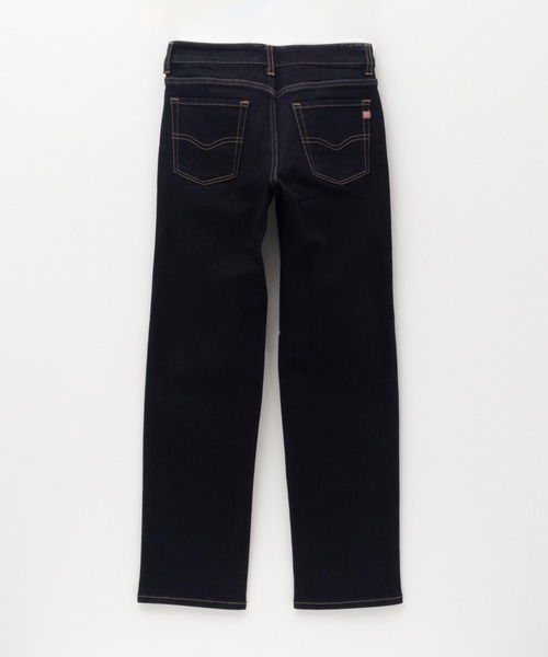 EDWIN（エドウィン）の「C17 BASIC REGULAR STRAIGHT DENIM CB343 ベーシックレギュラーストレート（デニムパンツ・レディース・ワンウォッシュ/ブルー/ダークインディゴブルー・26inch/27inch/28inch/29inch/30inch/31inch/32inch）」の7枚目の写真