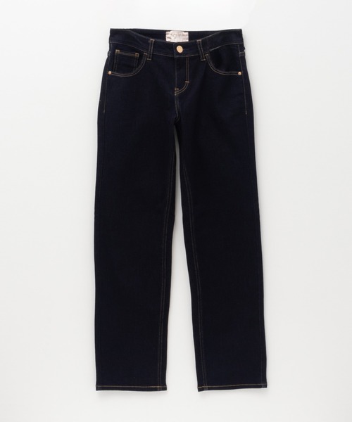 EDWIN（エドウィン）の「C17 BASIC REGULAR STRAIGHT DENIM CB343 ベーシックレギュラーストレート（デニムパンツ・レディース・ワンウォッシュ/ブルー/ダークインディゴブルー・26inch/27inch/28inch/29inch/30inch/31inch/32inch）」の8枚目の写真