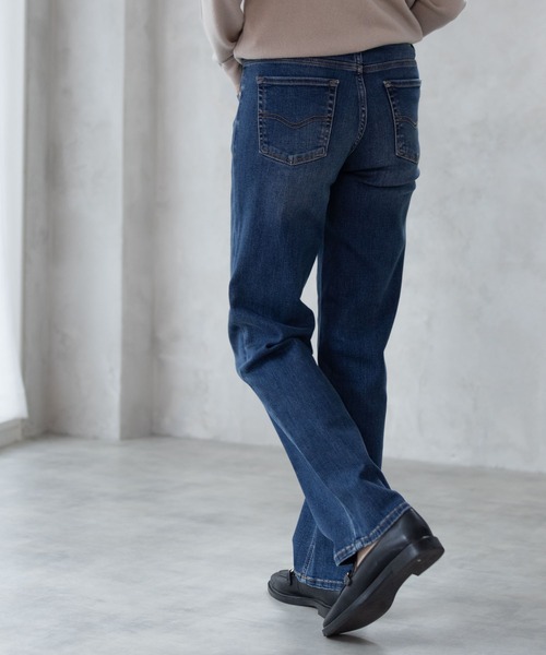 EDWIN（エドウィン）の「C17 BASIC REGULAR STRAIGHT DENIM CB343 ベーシックレギュラーストレート（デニムパンツ・レディース・ワンウォッシュ/ブルー/ダークインディゴブルー・26inch/27inch/28inch/29inch/30inch/31inch/32inch）」の17枚目の写真