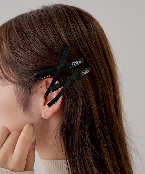 Chico（チコ）の「【SET ITEM】Chicoロゴ入りピンセット（イヤリング・レディース・ブラック/アイボリー・FREE）」の9枚目の写真