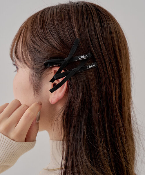 Chico（チコ）の「【SET ITEM】Chicoロゴ入りピンセット（イヤリング・レディース・ブラック/アイボリー・FREE）」の8枚目の写真