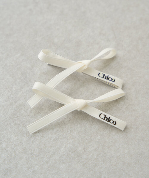 Chico（チコ）の「【SET ITEM】Chicoロゴ入りピンセット（イヤリング・レディース・ブラック/アイボリー・FREE）」の4枚目の写真