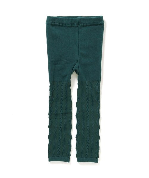 apres les cours（アプレレクール）の「ダイヤケーブル柄レギンス（レギンス/スパッツ・キッズ・チャコール/ダークグリーン/アイボリー・90/100/110/120/140）」の8枚目の写真