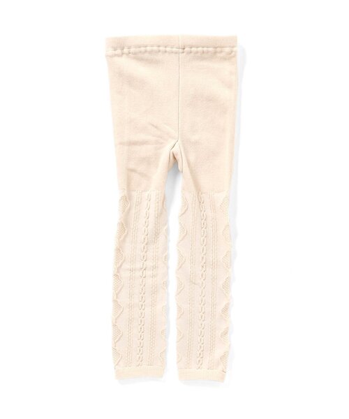 apres les cours（アプレレクール）の「ダイヤケーブル柄レギンス（レギンス/スパッツ・キッズ・チャコール/ダークグリーン/アイボリー・90/100/110/120/140）」の9枚目の写真