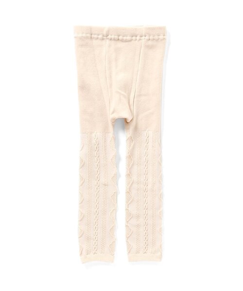 apres les cours（アプレレクール）の「ダイヤケーブル柄レギンス（レギンス/スパッツ・キッズ・チャコール/ダークグリーン/アイボリー・90/100/110/120/140）」の10枚目の写真