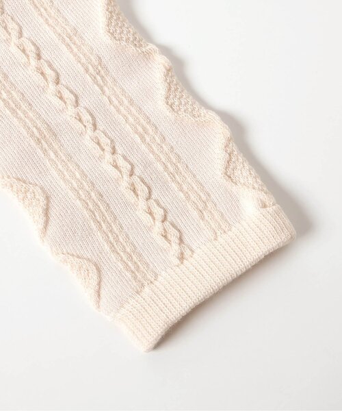 apres les cours（アプレレクール）の「ダイヤケーブル柄レギンス（レギンス/スパッツ・キッズ・チャコール/ダークグリーン/アイボリー・90/100/110/120/140）」の12枚目の写真