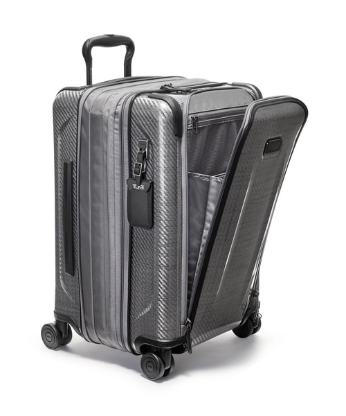 TUMI(トゥミ)の「TEGRA LITE インターナショナル・フロント・ポケット・エクスパンダブル・キャリーオン スーツケース(機内持ち込みサイズ) 1泊~3泊程度(スーツケース/キャリーバッグ・メンズ・シルバー系その他・FREE)」の5枚目の写真