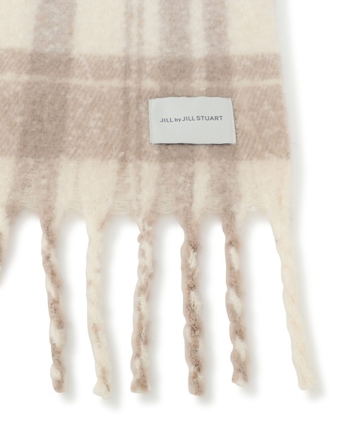 JILL by JILL STUART（ジルバイジルスチュアート）の「◇チェックループヤーン（ストール/ショール・レディース・グレー/ホワイト系その他・FREE）」の9枚目の写真